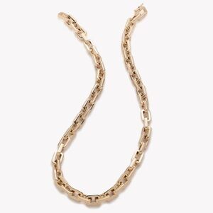 New EDDIE BORGO Chain link gold necklace 17” women’s jewelry $425 retail